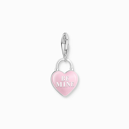 Thomas Sabo Charm candado rosa en forma de corazón 2071-691-9