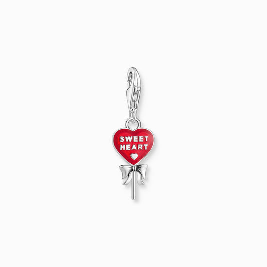 Thomas Sabo Charm piruleta roja en forma de corazón