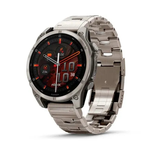 Garmin Reloj para hombre FENIX 8 47mm Premium Amoled Titanio con Pulsera de titanio con aberturas de ventilación  ref: 010-02904-40